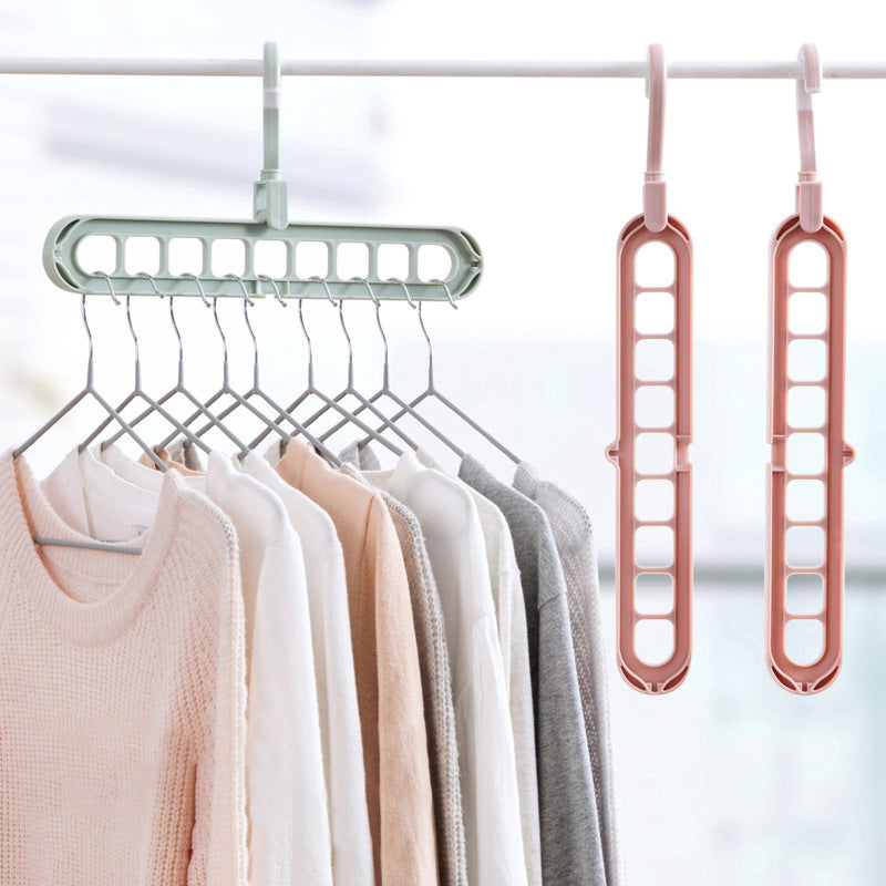 Space Saving Hanger for 9 Clothes